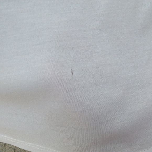 Helmut Lang white sleveless patchwork asymmetrical top size small - Picture 7 of 8